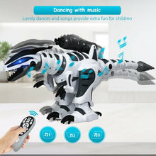 Load image into Gallery viewer, Kids Intelligent Interactive Remote Controller Robot Dinosaur-White