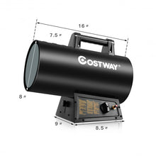 Load image into Gallery viewer, 60000 BTU Outdoor Protection Portable Propane Forced Air Heater