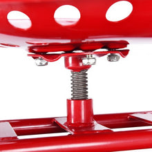 Load image into Gallery viewer, Garden Cart Rolling Work Seat With Heavy Duty Tool Tray Gardening Planting-Red