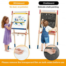 Load image into Gallery viewer, All-in-One Wooden Height Adjustable Kid's Art Easel