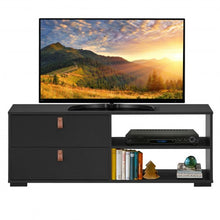 Load image into Gallery viewer, Entertainment Media TV Stand with Drawers-Black