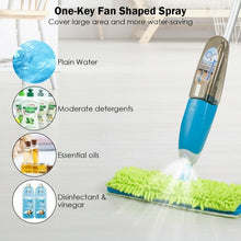 Load image into Gallery viewer, Double Sided Flip Spray Mop with Refillable Bottle and Washable Pads