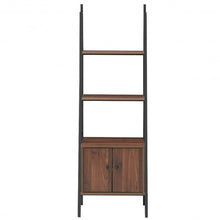 Load image into Gallery viewer, Ladder Shelf 3 Tier Bookcase Metal Frame Bookshelf