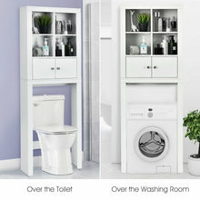 Load image into Gallery viewer, Over the Toilet Storage Rack Bathroom Space Saver with Adjustable Shelf
