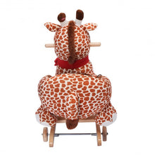 Load image into Gallery viewer, Kids Giraffe Rocking Horse Rider Baby Stroller with Wheels