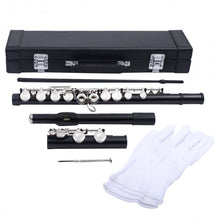 Load image into Gallery viewer, 16 Hole C Flute for Student Beginner School Band 8 Colors w/ Case New-Green