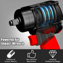 Load image into Gallery viewer, 1/2" Mini Air Impact Wrench Pneumatic Driver with Hammers