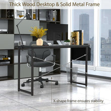 Load image into Gallery viewer, Modern Computer Desk Study Writing Table with Storage Bag for Home and Office-L
