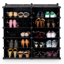 Load image into Gallery viewer, 12 Cubes Portable Shoe Rack