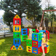Load image into Gallery viewer, 32 Pieces Big Waffle Block Set Kids Educational Stacking Building Toy