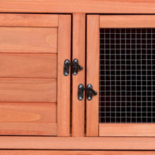 Load image into Gallery viewer, Outdoor Wooden Rabbit Bunny Chicken Coops Cages with Tray