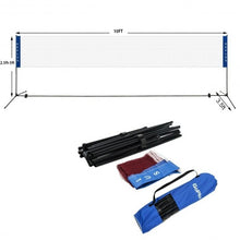 Load image into Gallery viewer, Portable 10" x 5" Badminton Beach Tennis Training Net