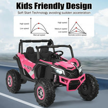 Load image into Gallery viewer, 12 V Electric Kids Ride-On Car 2-Seater SUV Off-Road UTV with Remote-Pink
