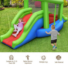 Load image into Gallery viewer, Inflatable Dual Slide Basketball Game Bounce House Without Blower