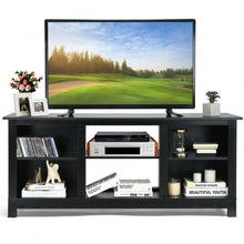 Load image into Gallery viewer, 2-Tier 58" TV Stand Entertainment Media Console Center-Black
