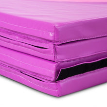 Load image into Gallery viewer, 4" x 10" x 2" Gymnastics Mat Folding Portable Exercise Aerobics Fitness-Purple