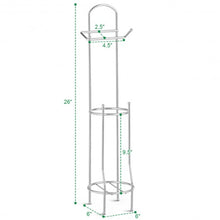 Load image into Gallery viewer, Free Standing Toilet Paper Roll Holder for Bathroom Storage