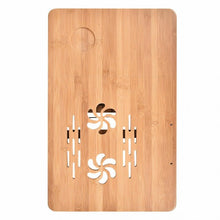 Load image into Gallery viewer, Portable Bamboo Laptop Desk Table with Drawer