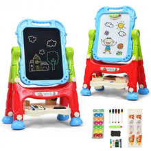 Load image into Gallery viewer, Double Sided Magnetic Drawing Art Easel-Blue