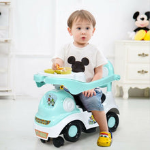Load image into Gallery viewer, 3-in-1 Ride On Push Car with Music Box & Horn-Green
