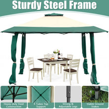 Load image into Gallery viewer, 13'x13' Pop Up Canopy Tent Instant Outdoor Folding Canopy Shelter-Green