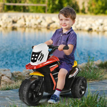 Load image into Gallery viewer, 6V 3-Wheel Electric Ride-On Toy Motorcycle Trike with Music and Horn