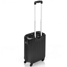 Load image into Gallery viewer, 18" ABS Lightweight Hardshell Luggage Suitcase with 4-Wheel-Black