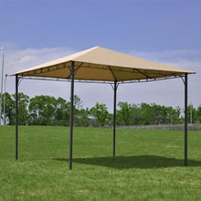 Load image into Gallery viewer, 10' x 10' Garden Square Gazebo Canopy Tent Shelter Awning-Coffee