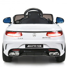 Load image into Gallery viewer, 12 V Mercedes-Benz S63 Licensed Kids Ride On Car-White
