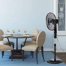 Load image into Gallery viewer, 16" Adjustable Oscillating Pedestal Stand Fan