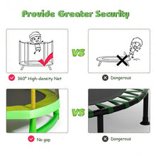 Load image into Gallery viewer, 7FT Kids Trampoline W/ Safety Enclosure Net-Yellow