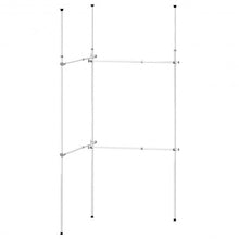 Load image into Gallery viewer, Double 2 Tier Adjustable & Telescopic Clothes Hangers