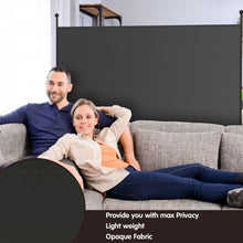 Load image into Gallery viewer, Single Panel Room Divider Privacy Partition Screen for Office Home-Black