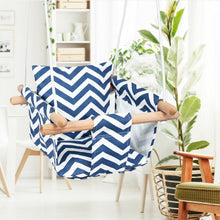 Load image into Gallery viewer, Indoor Outdoor Baby Canvas Hanging Swing-Blue