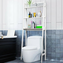 Load image into Gallery viewer, 3-Shelf Over-The-Toilet Storage Organizer Rack-White
