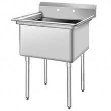 Load image into Gallery viewer, Compartment Commercial Kitchen Sink with Drain Strainer