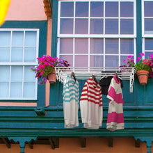 Load image into Gallery viewer, Stainless Wall Mounted Expandable Clothes Drying Towel Rack