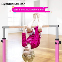 Load image into Gallery viewer, Adjustable Gymnastics Horizontal Bar for Kids