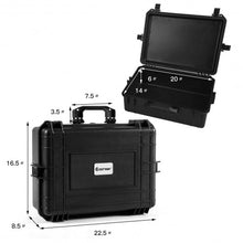 Load image into Gallery viewer, Weatherproof Shockproof Camera Lens Box w/ Customizable Foam