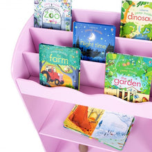 Load image into Gallery viewer, 3-Tier Kids Bookshelf Magazine Storage Bookcase -Pink