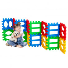 Load image into Gallery viewer, 32 Pieces Big Waffle Block Set Kids Educational Stacking Building Toy
