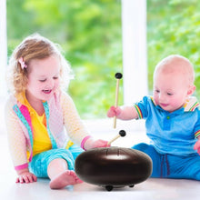 Load image into Gallery viewer, 10" High Carbon 11 Notes Steel Tongue Drum with Drum Hammer-Coffee