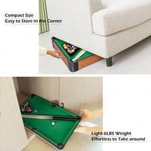 Load image into Gallery viewer, 24” Mini Tabletop Pool Table Set Indoor Billiards Table with Accessories