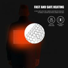 Load image into Gallery viewer, Men' & Women' Electric USB Heated Sleeveless Vest-Navy-XXL