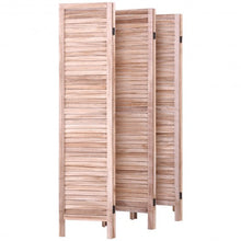 Load image into Gallery viewer, 6 Panels Classic Venetian Wooden Slat Room Screen-Brown