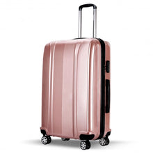 Load image into Gallery viewer, 3 Pcs 20" 24" 28" GLOBALWAY ABS+PC Luggage Travel Set-Pink