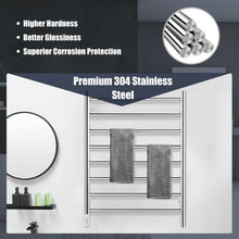 Load image into Gallery viewer, 8-Bar Wall Mounted Towel Warmer Stainless Steel Towel Rack