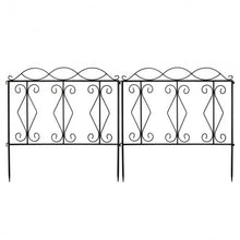 Load image into Gallery viewer, 24in x 8Ft Outdoor Decorative Garden Fence Set