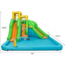 Load image into Gallery viewer, Inflatable Water Park Bounce House with Climbing Wall