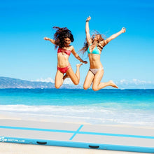 Load image into Gallery viewer, 10 Feet Air Track Inflatable Gymnastics Tumbling Mat with Pump -Navy